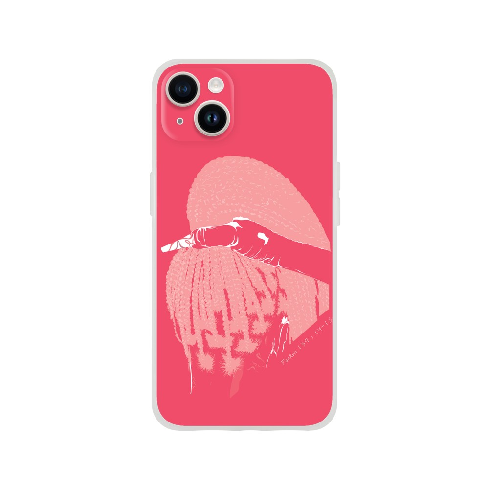 "Braided" Phone Case in Poppin Pink
