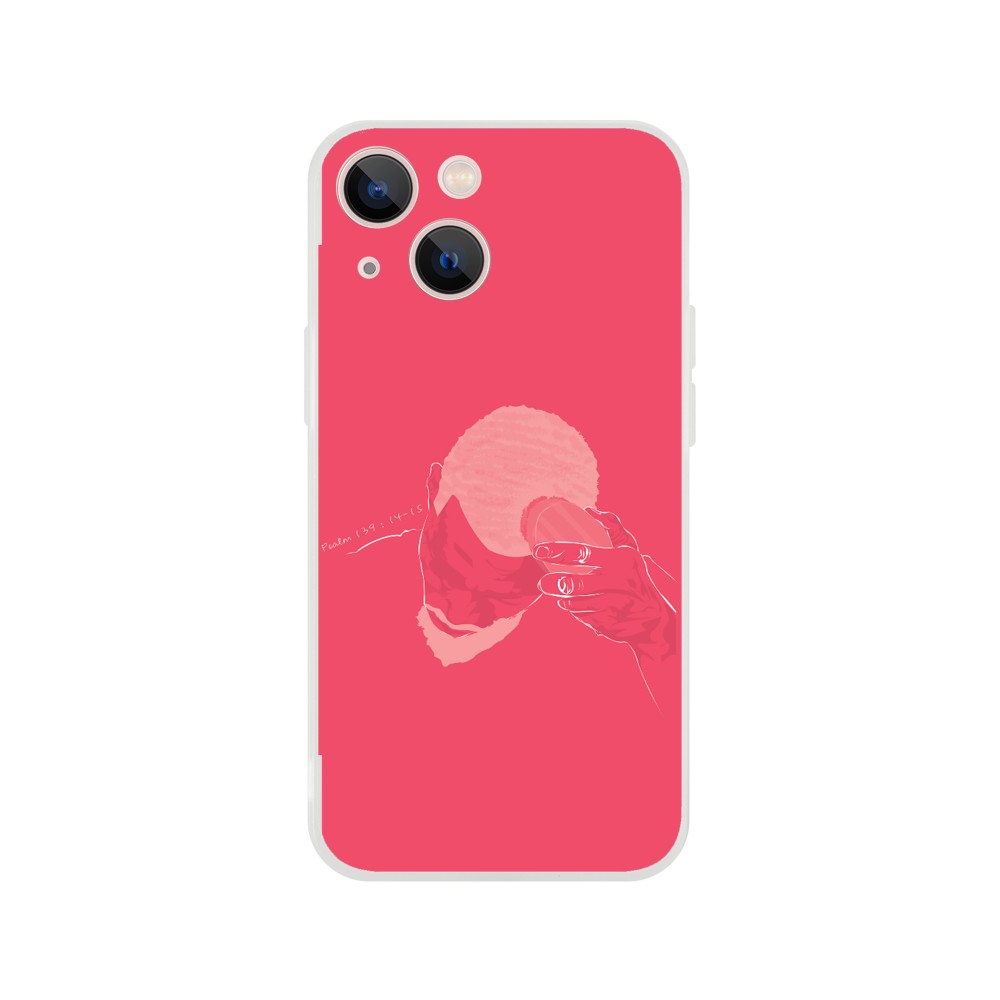 "Brush" Phone Case in Pink Color.