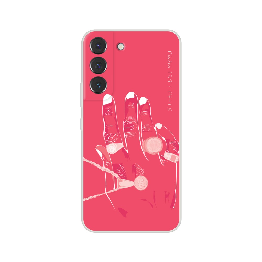 "Rings" Phone Case in Pink Color