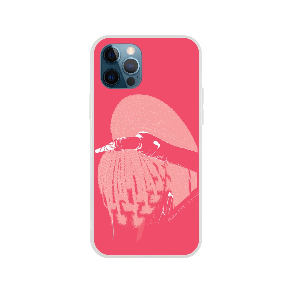 "Braided" Phone Case in Poppin Pink