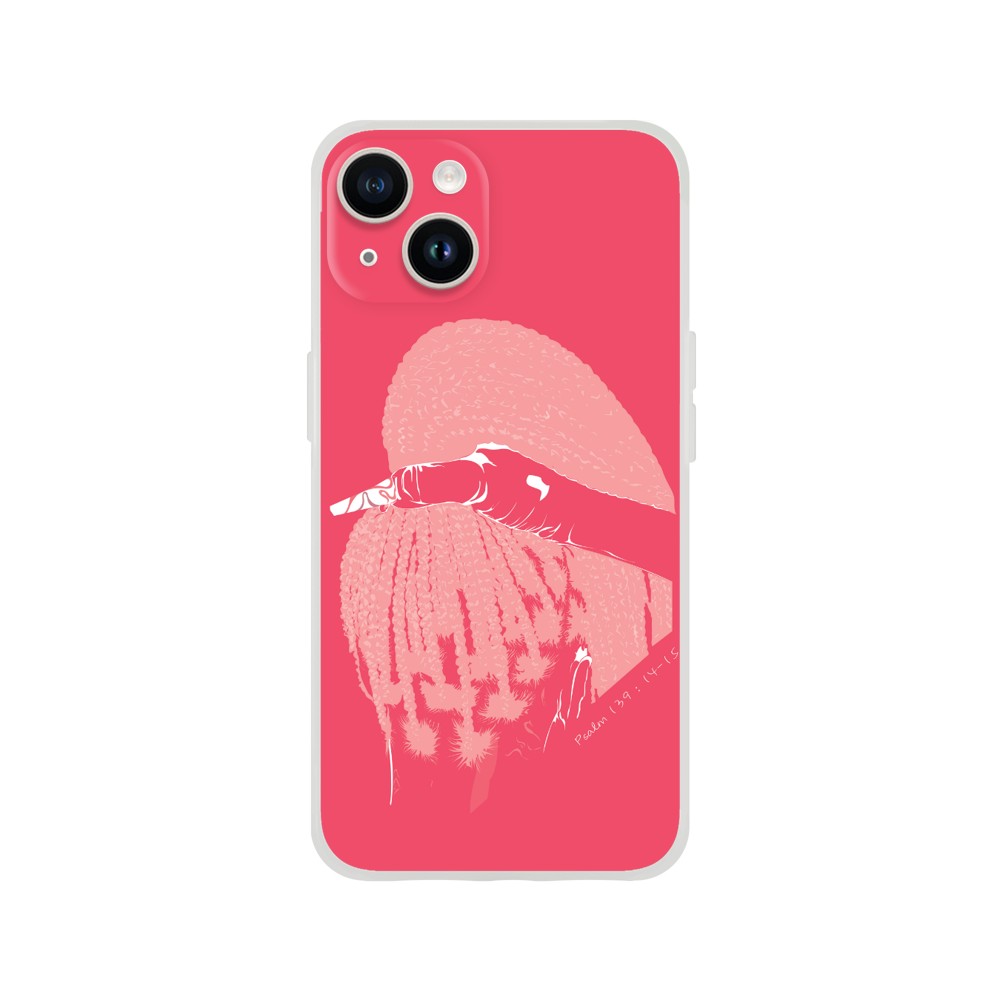 "Braided" Phone Case in Poppin Pink