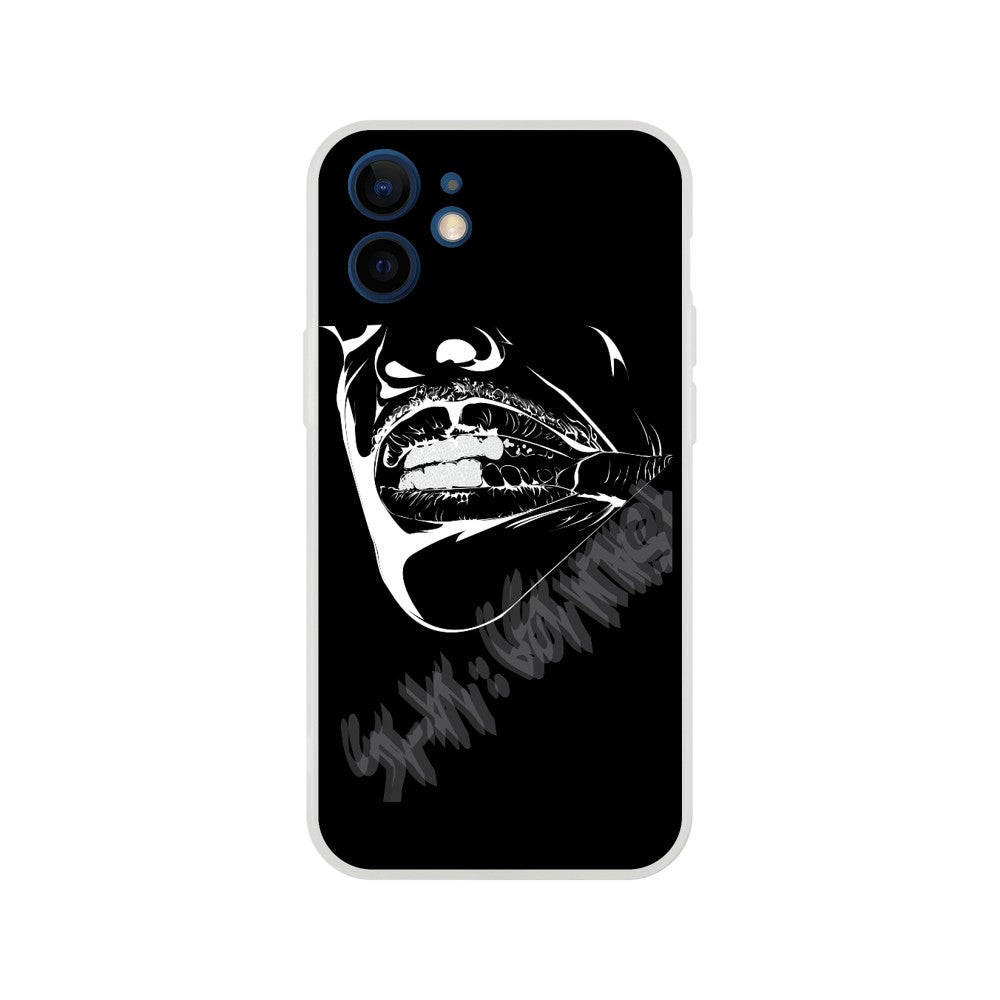 "Grillz" Phone Case in Solid Black Color