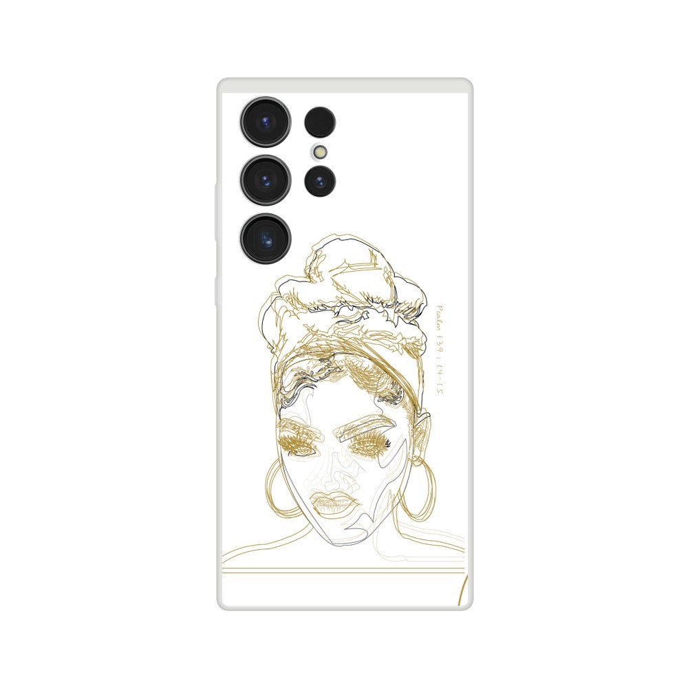 "Wrap Day" Phone Case in Pearl Grin White