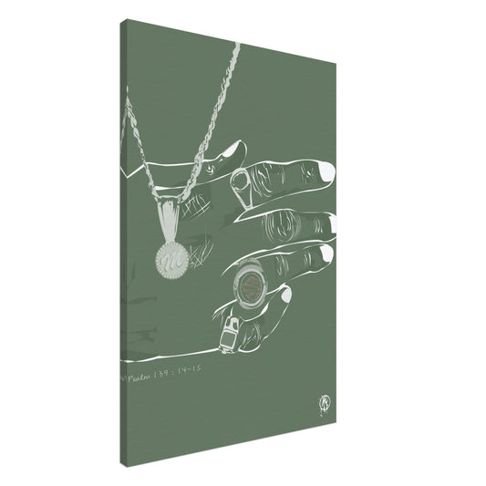 "Gold Rings" Display Art Piece (More Than Green)