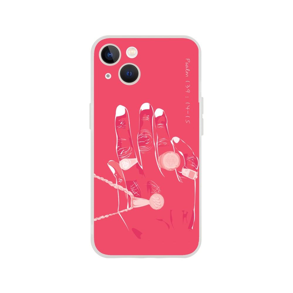 "Rings" Phone Case in Pink Color