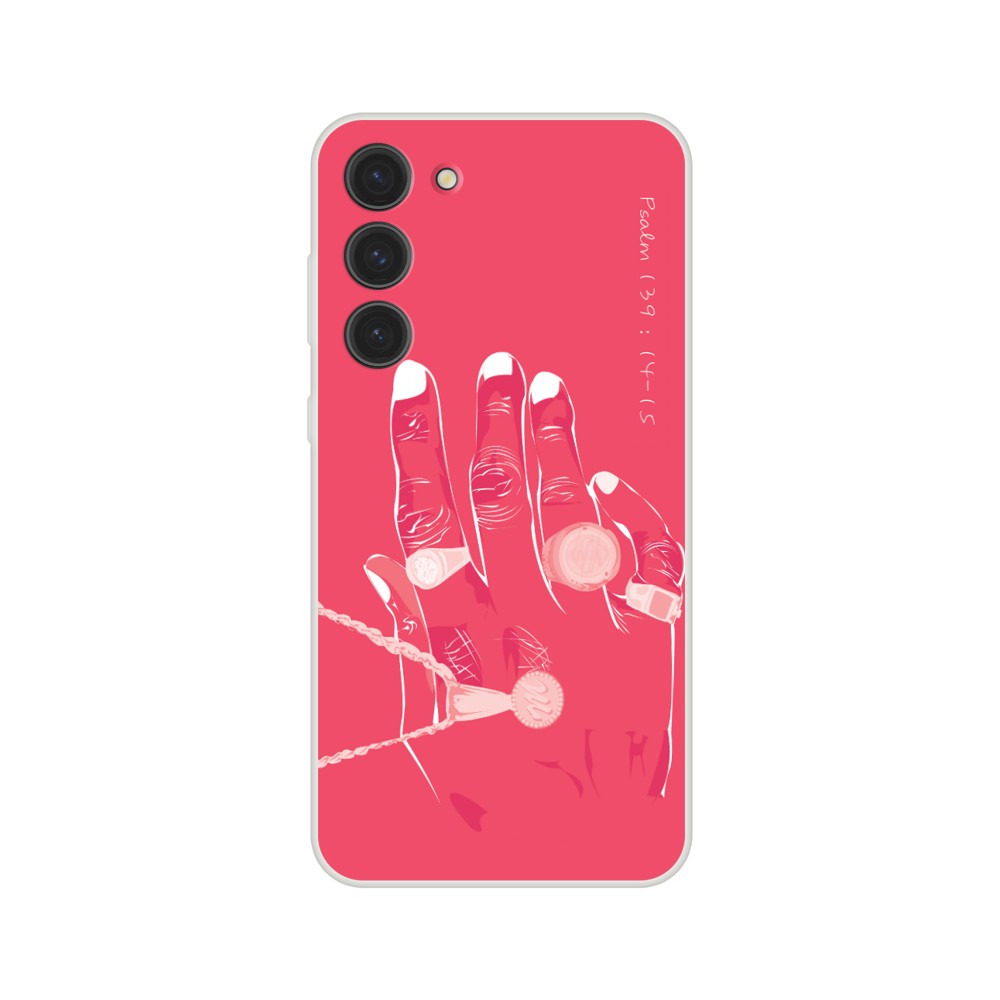 "Rings" Phone Case in Pink Color
