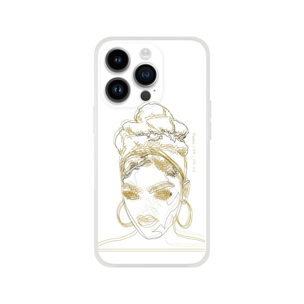 "Wrap Day" Phone Case in Pearl Grin White