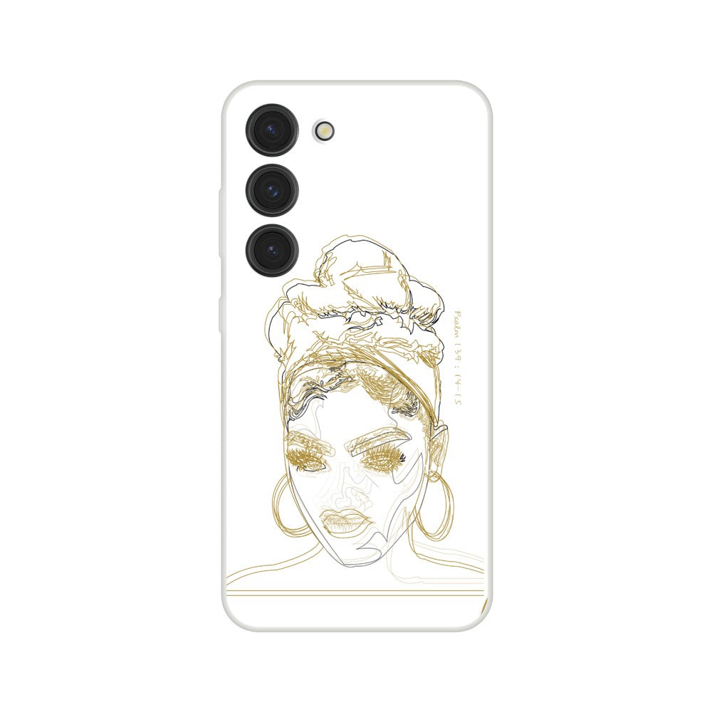 "Wrap Day" Phone Case in Pearl Grin White