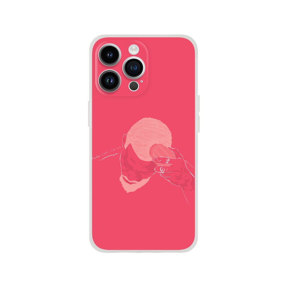 "Brush" Phone Case in Pink Color.