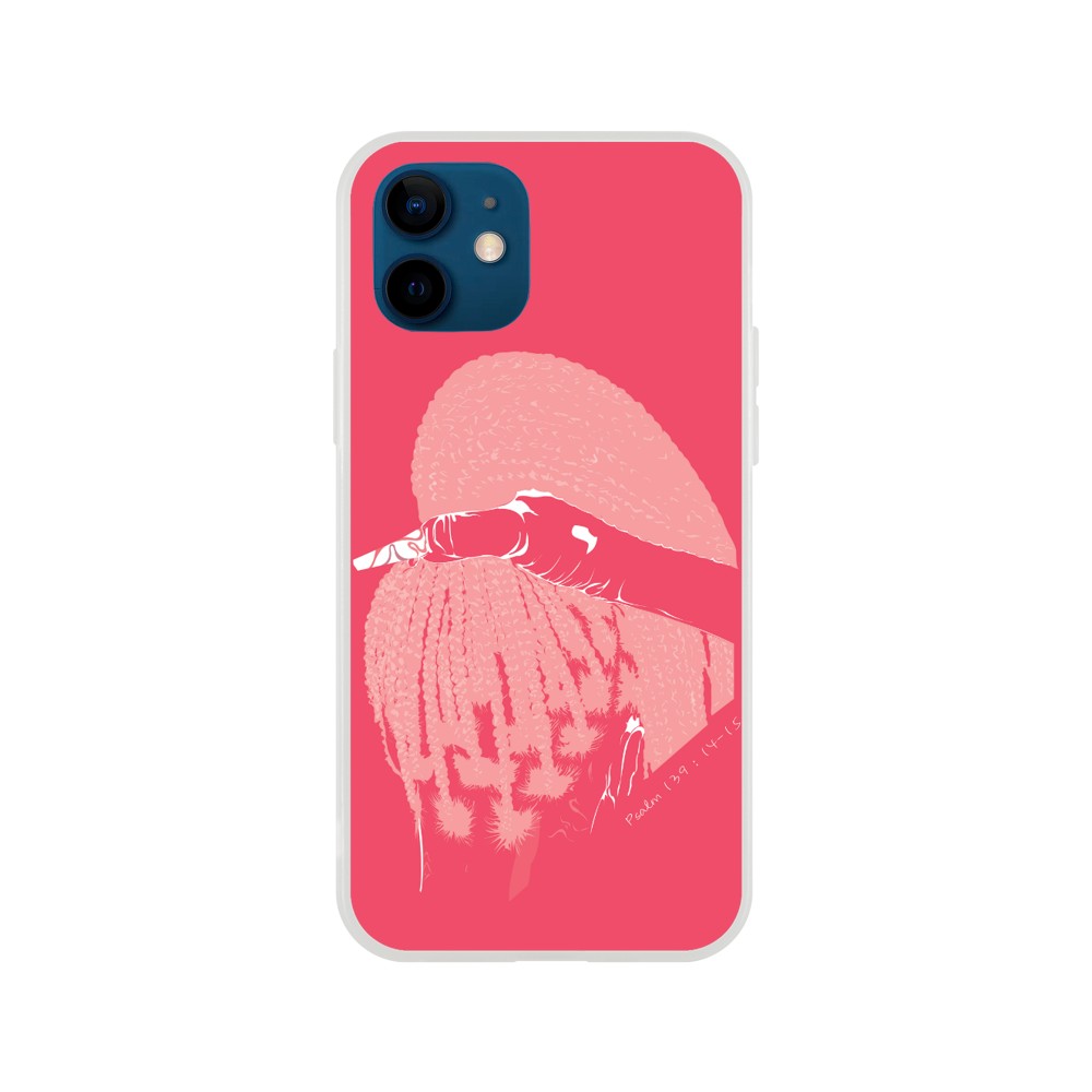 "Braided" Phone Case in Poppin Pink