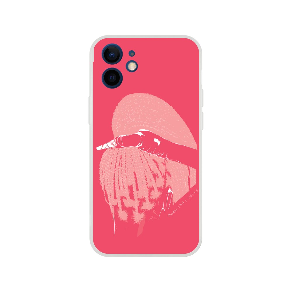 "Braided" Phone Case in Poppin Pink