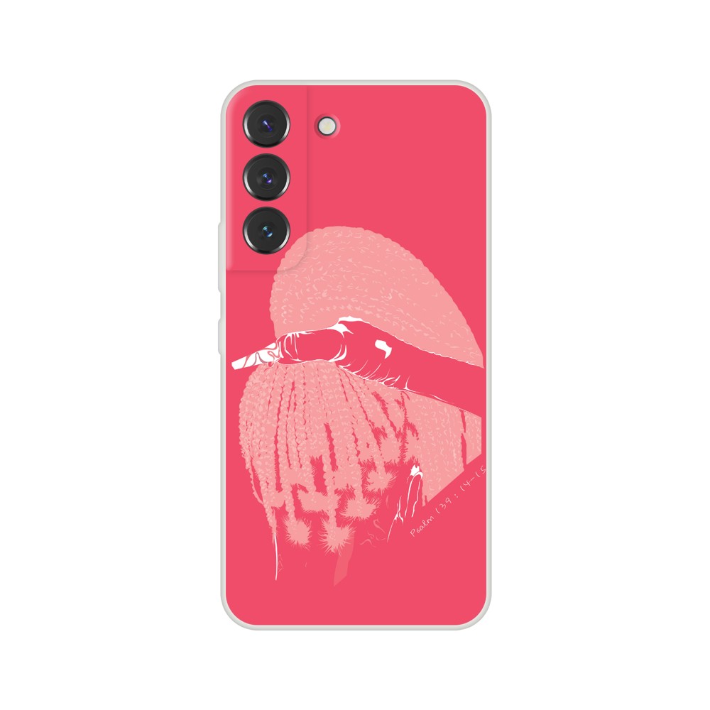 "Braided" Phone Case in Poppin Pink