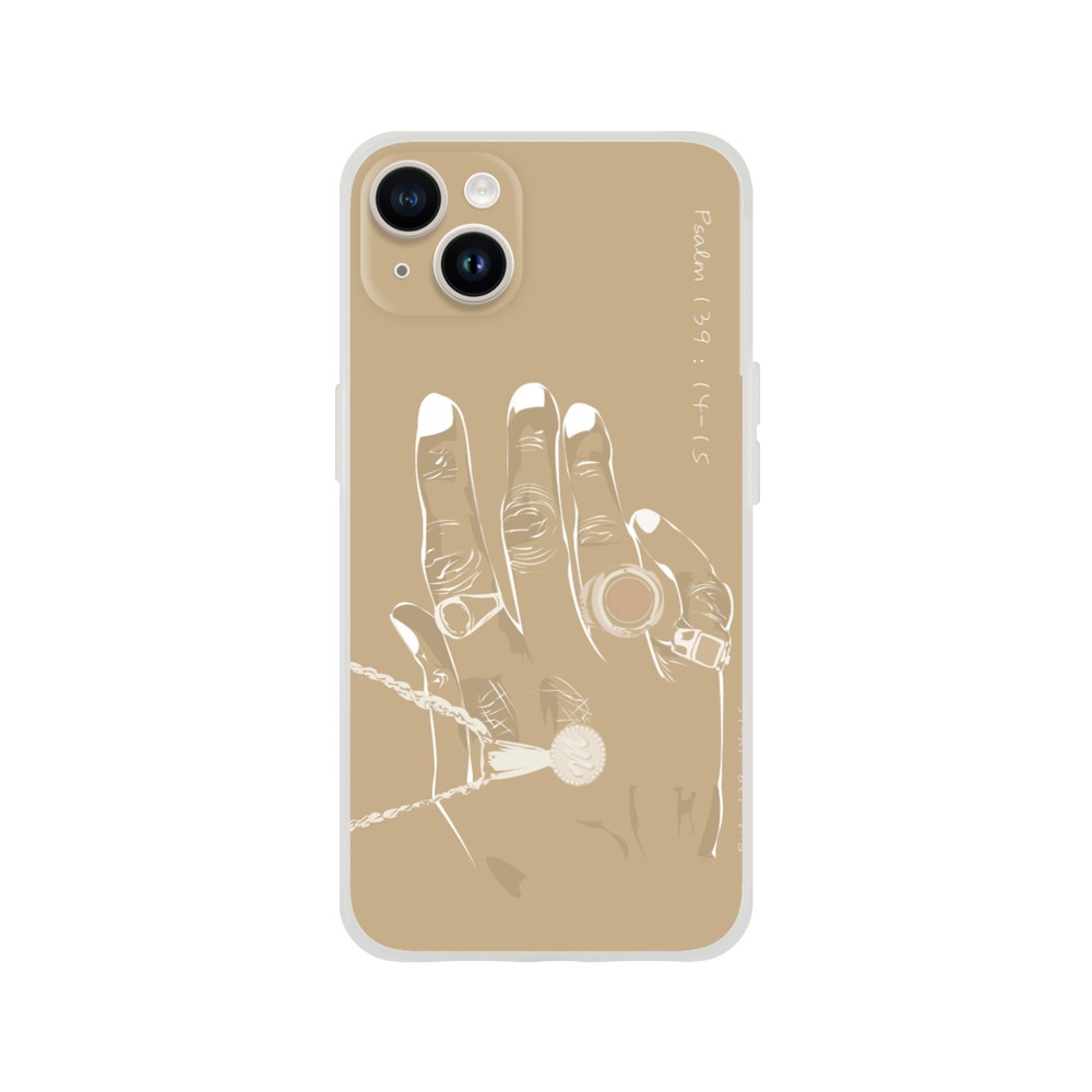 "Rings" Phone Case in Cairo Beige Color