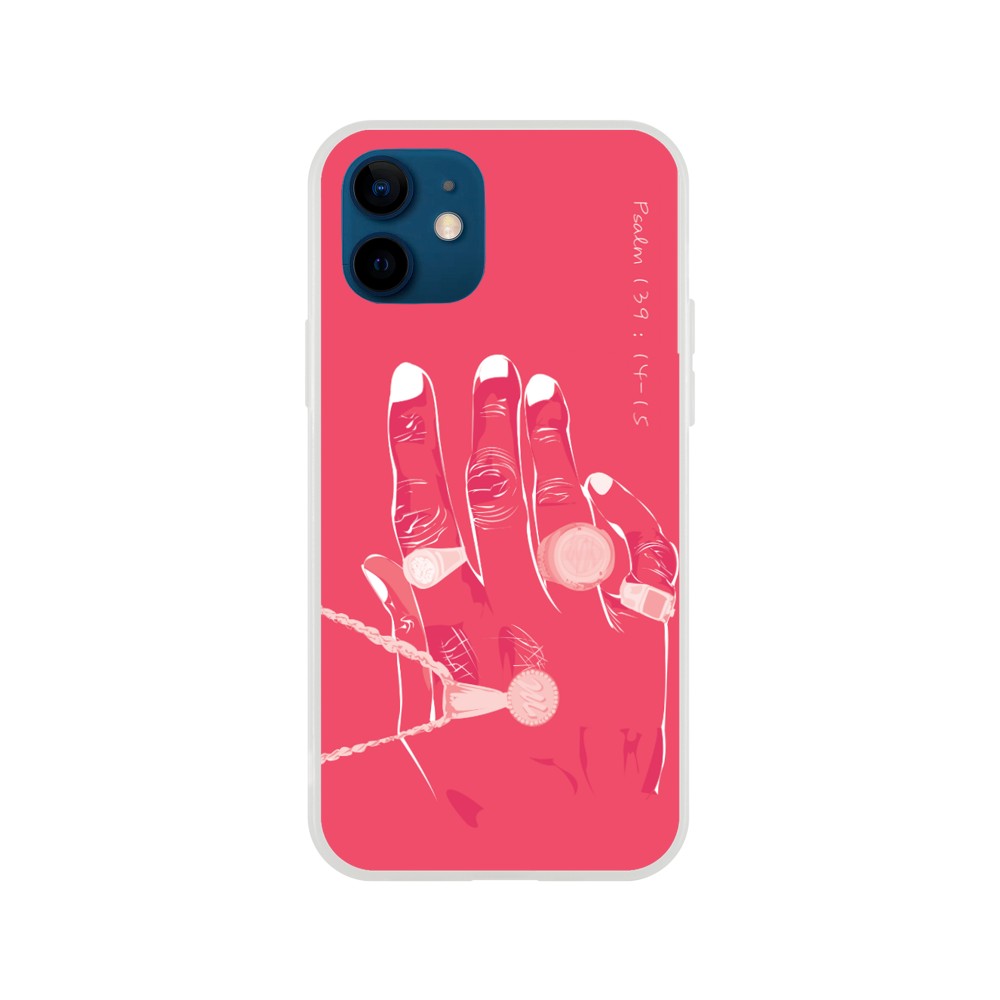"Rings" Phone Case in Pink Color