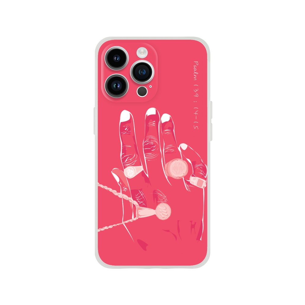 "Rings" Phone Case in Pink Color