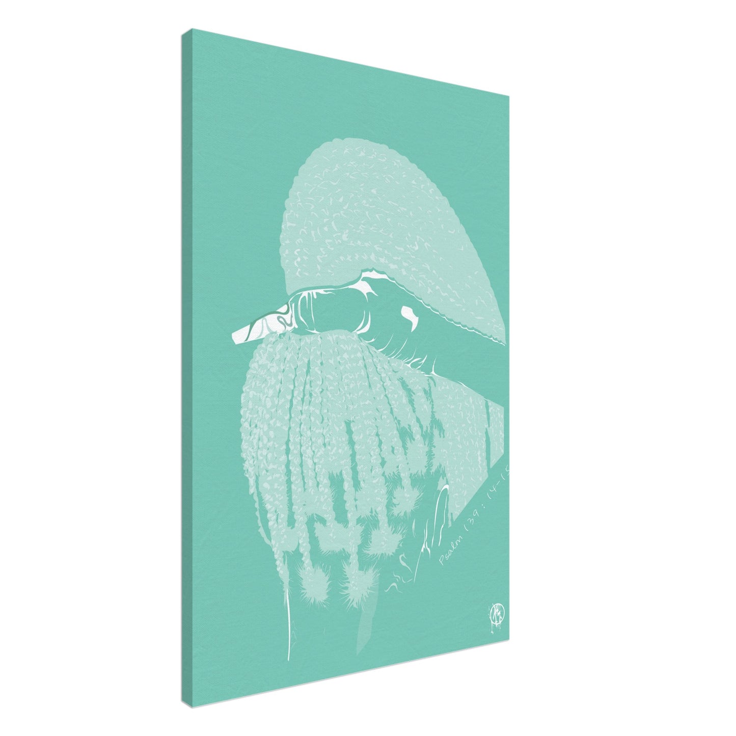 "Braids" Display Art Piece (Synergy Blue)