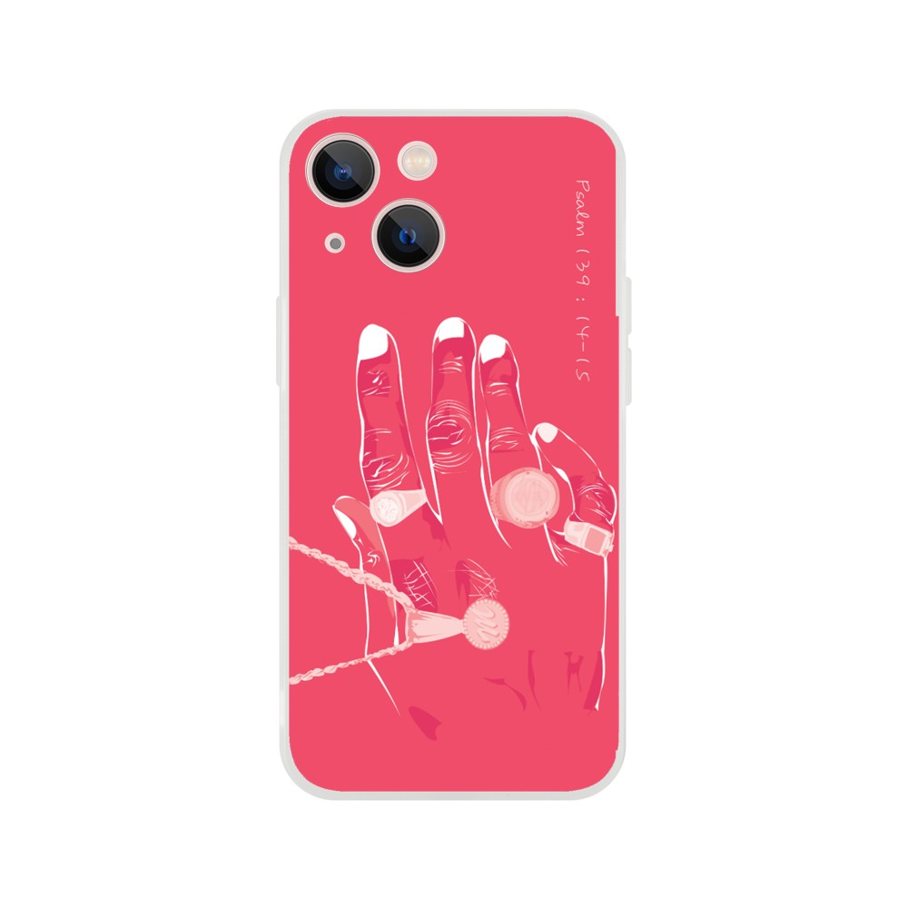 "Rings" Phone Case in Pink Color