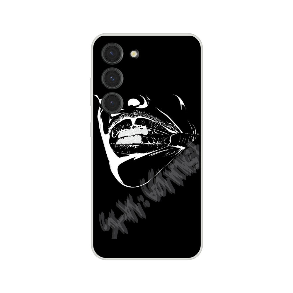 "Grillz" Phone Case in Solid Black Color