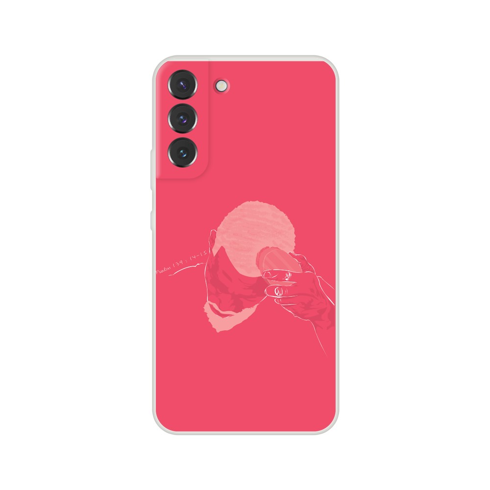 "Brush" Phone Case in Pink Color.