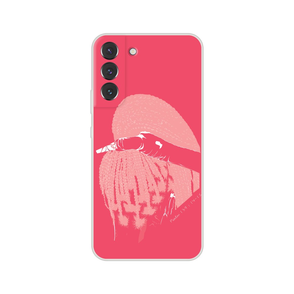 "Braided" Phone Case in Poppin Pink