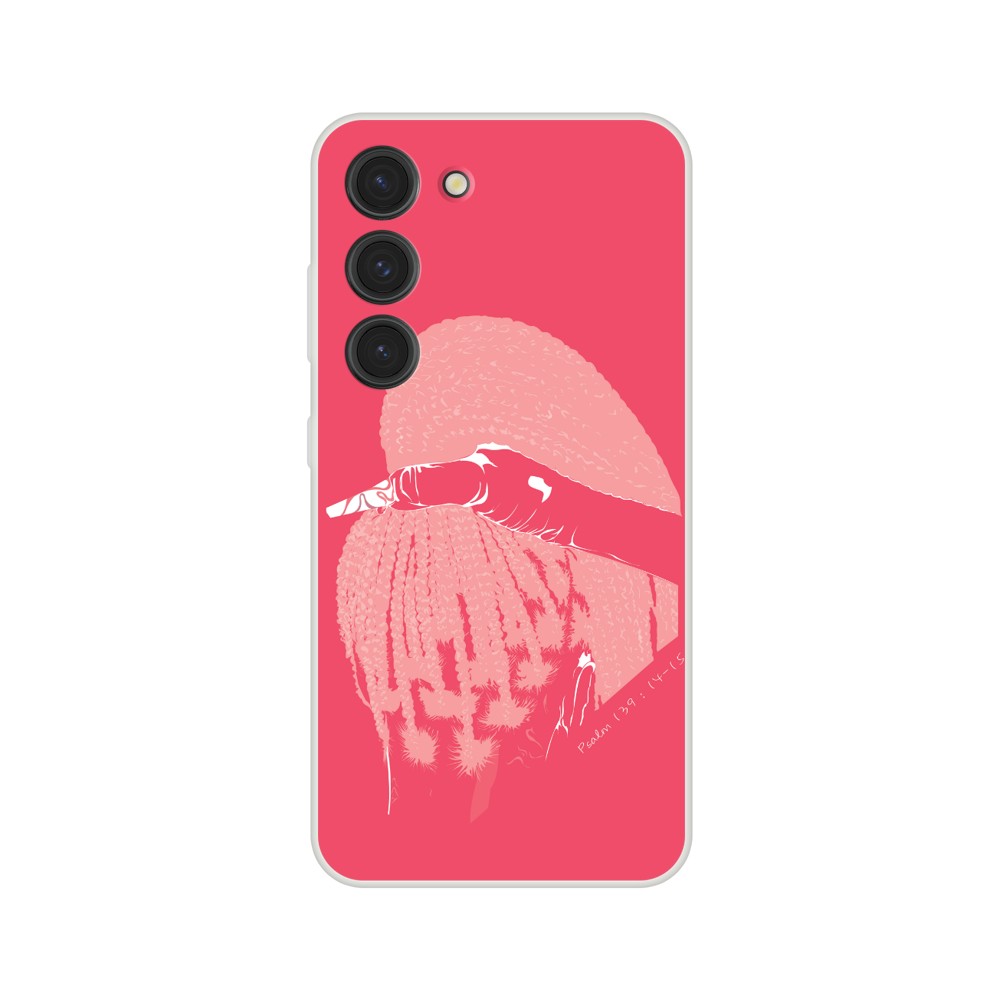 "Braided" Phone Case in Poppin Pink
