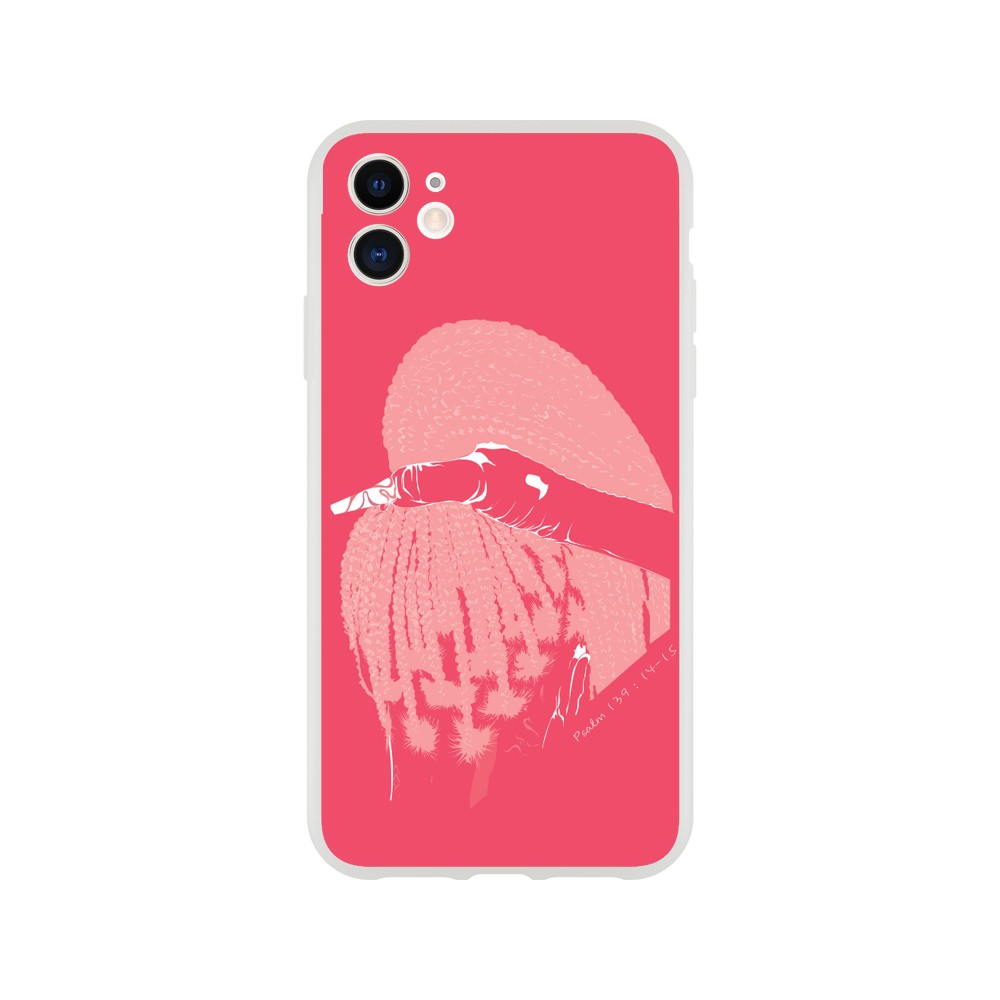 "Braided" Phone Case in Poppin Pink