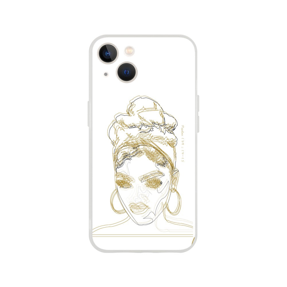 "Wrap Day" Phone Case in Pearl Grin White