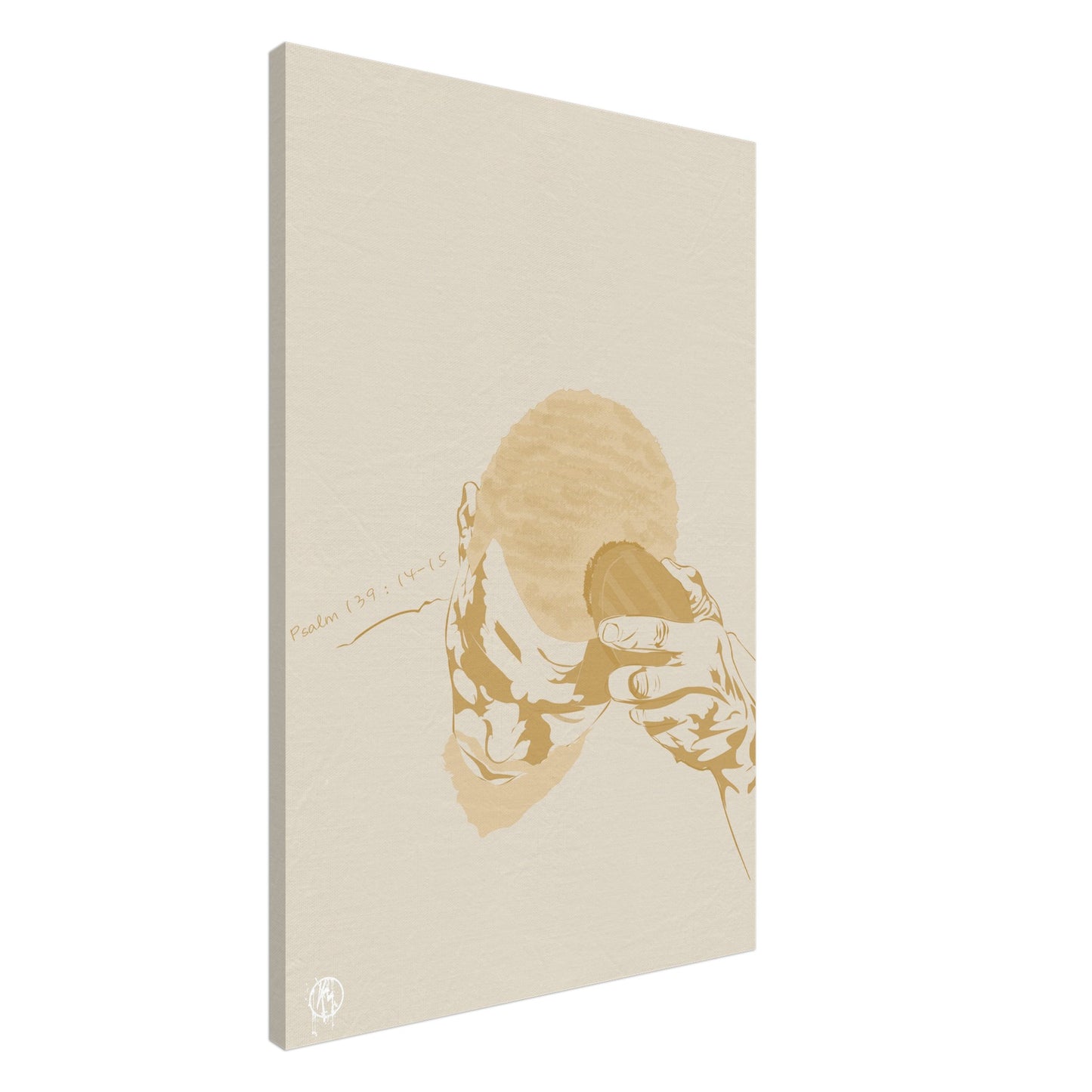 "Brush" Display Art Piece (Gold)