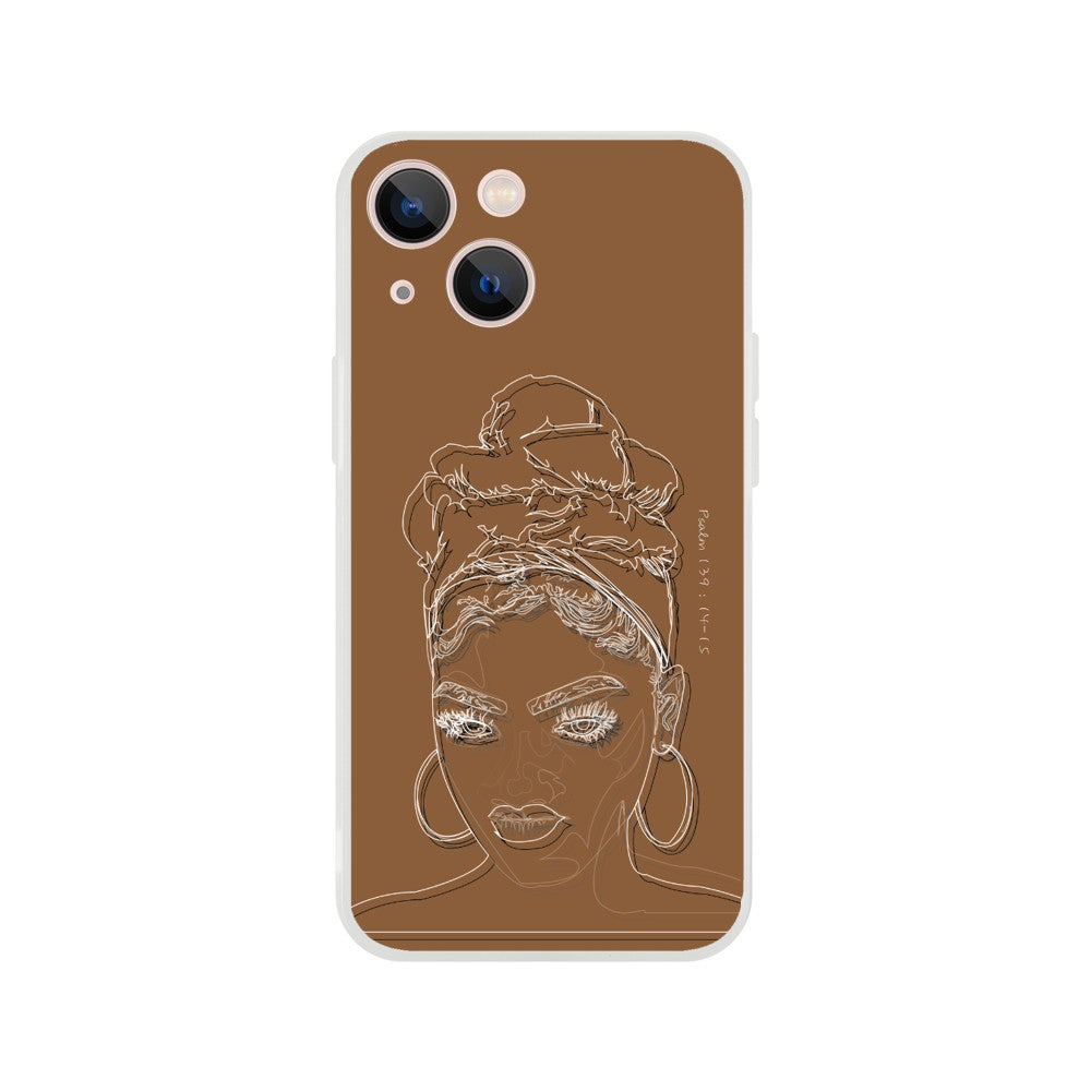 "Wrap Day" Phone Case in Coffee Brown