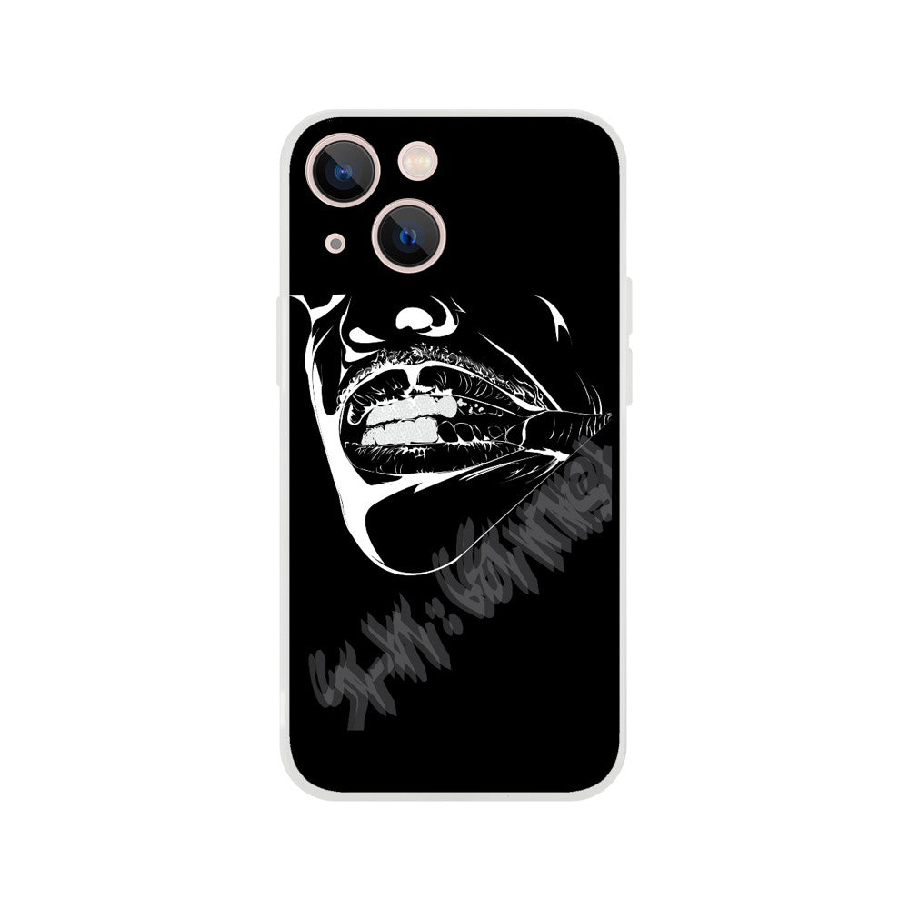 "Grillz" Phone Case in Solid Black Color