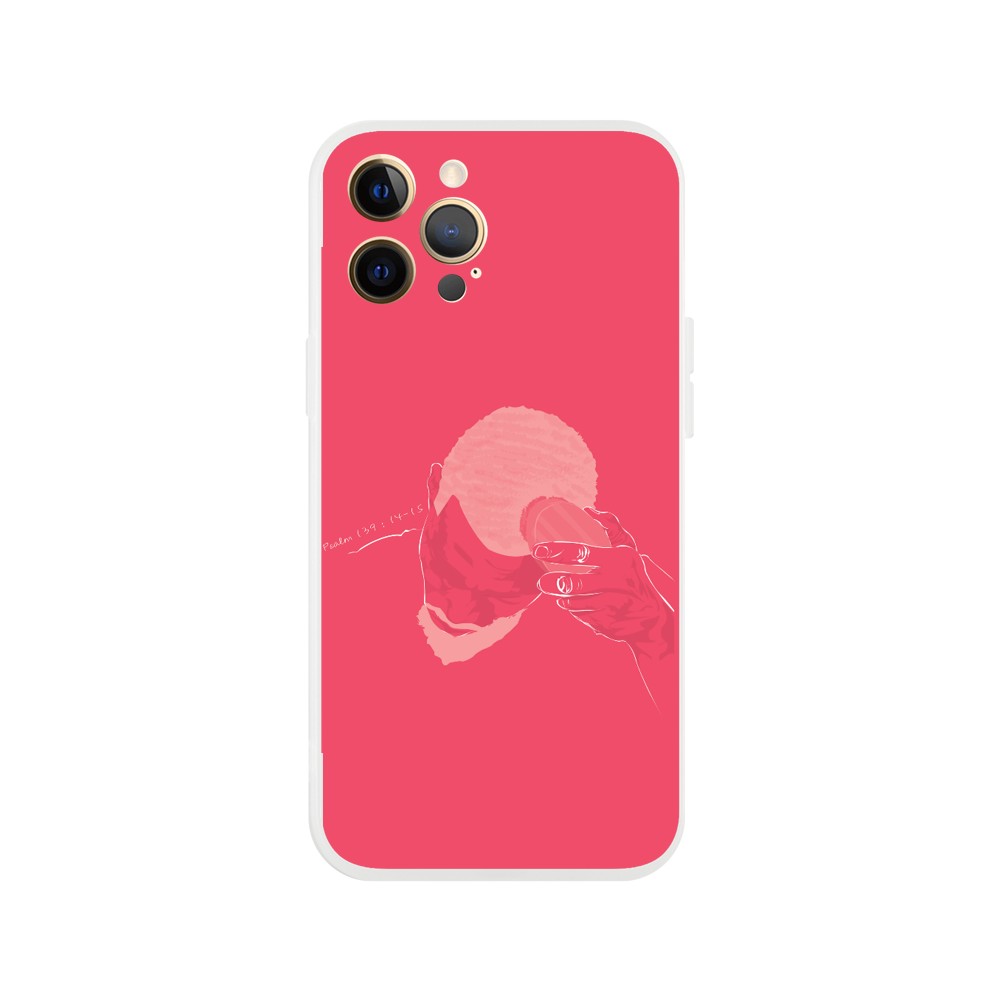 "Brush" Phone Case in Pink Color.