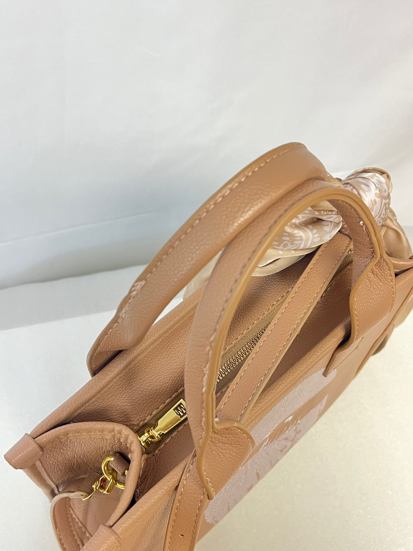 Braids Handbag in Color Khaki