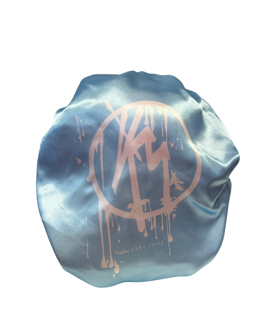 Art by Mishh Logo Bonnet in Color Sky