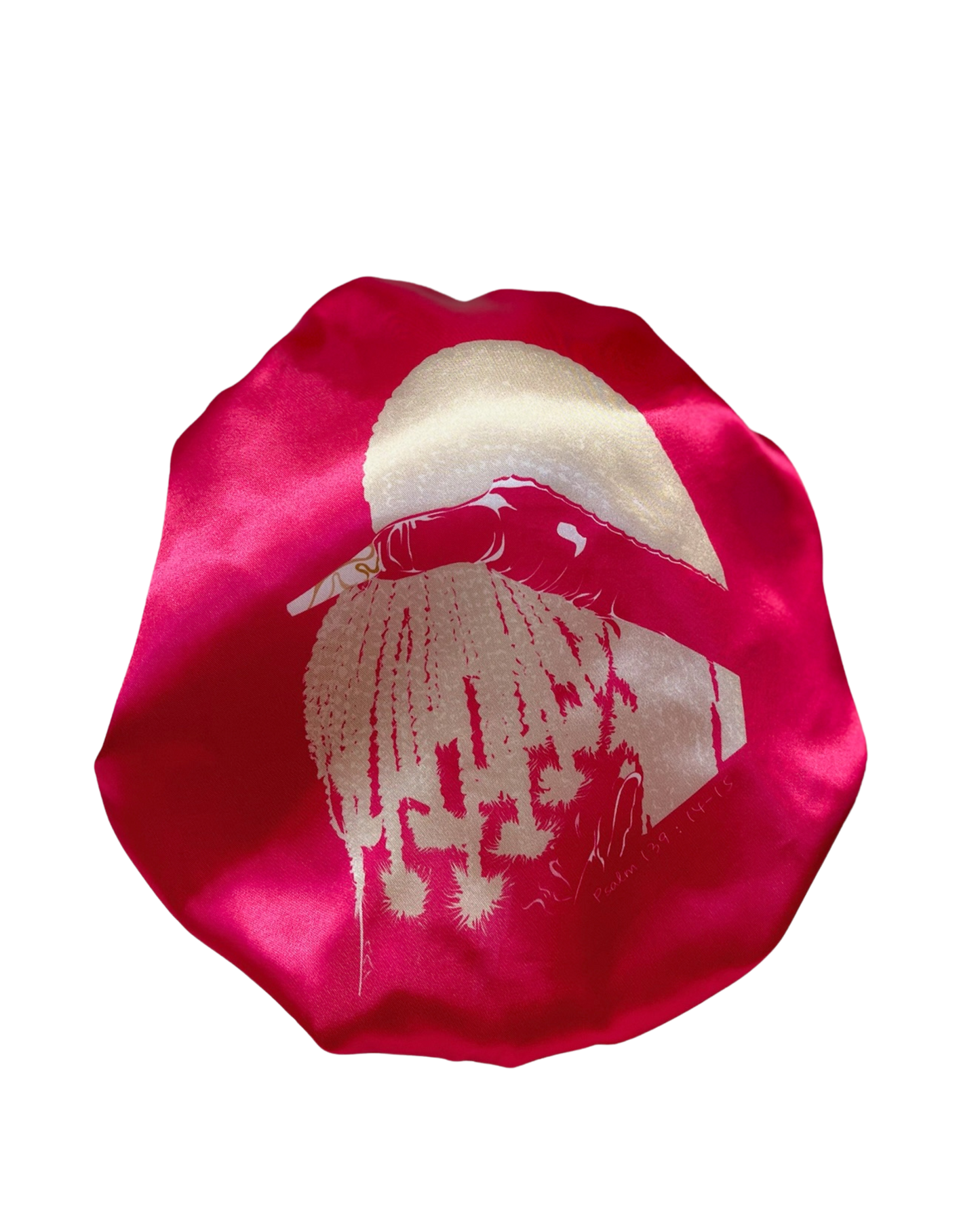 Braids Bonnet in Color Hawt Pink