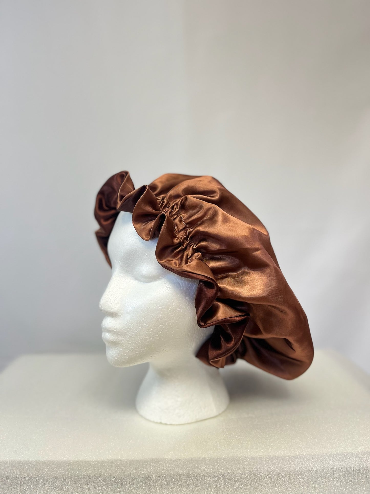 Headwrap Day Bonnet in Color Coffee