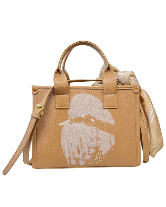 Braids Handbag in Color Khaki