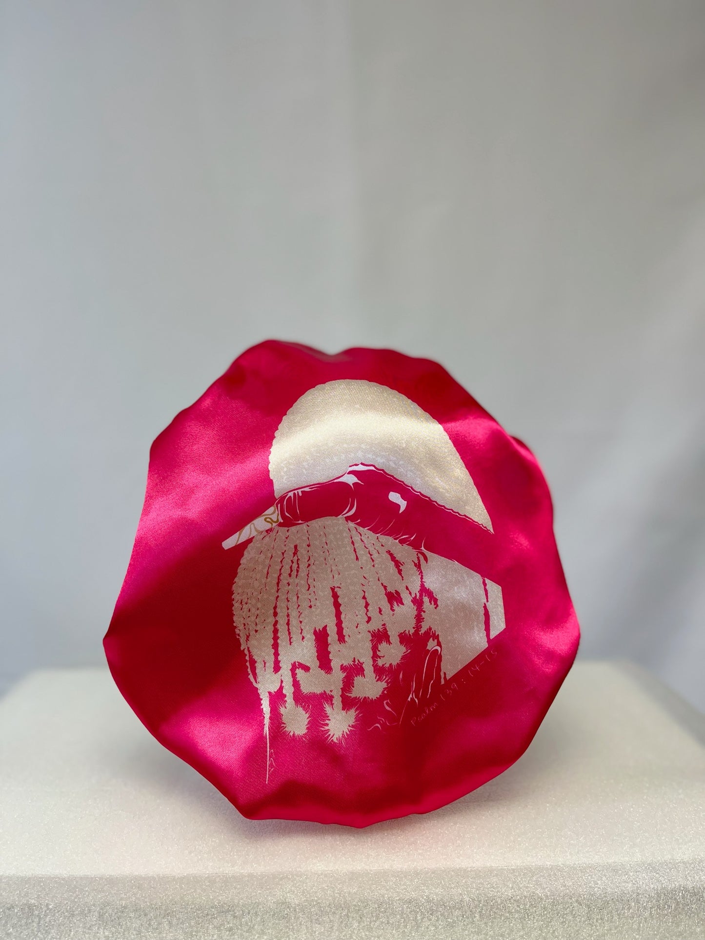 Braids Bonnet in Color Hawt Pink