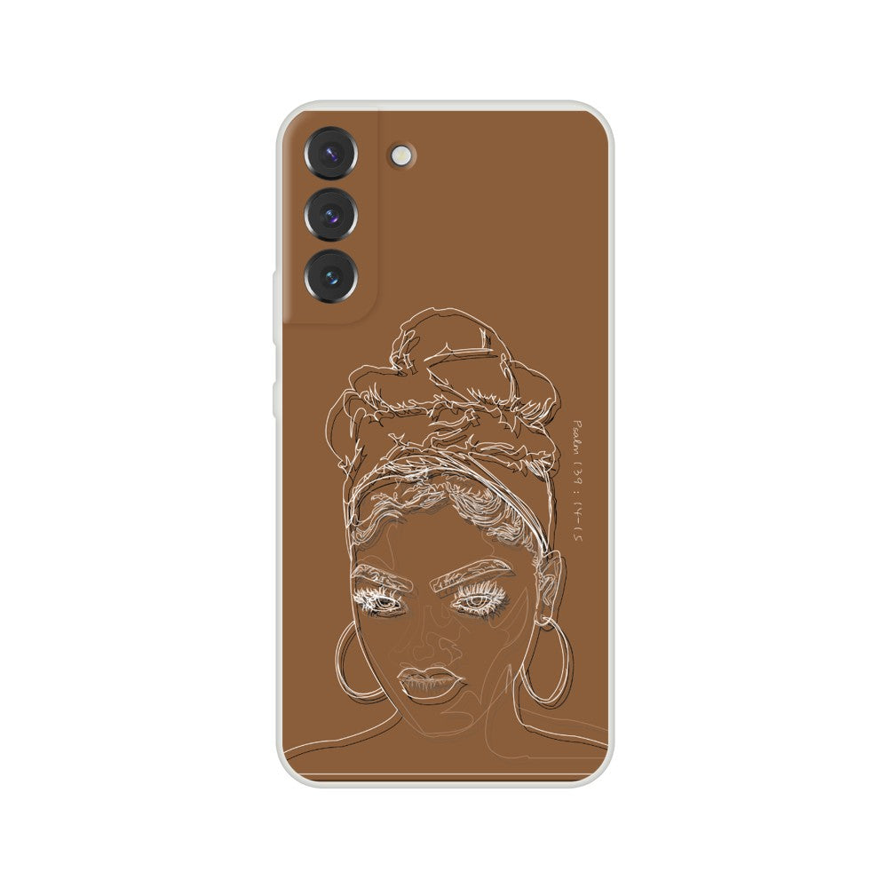 "Wrap Day" Phone Case in Coffee Brown