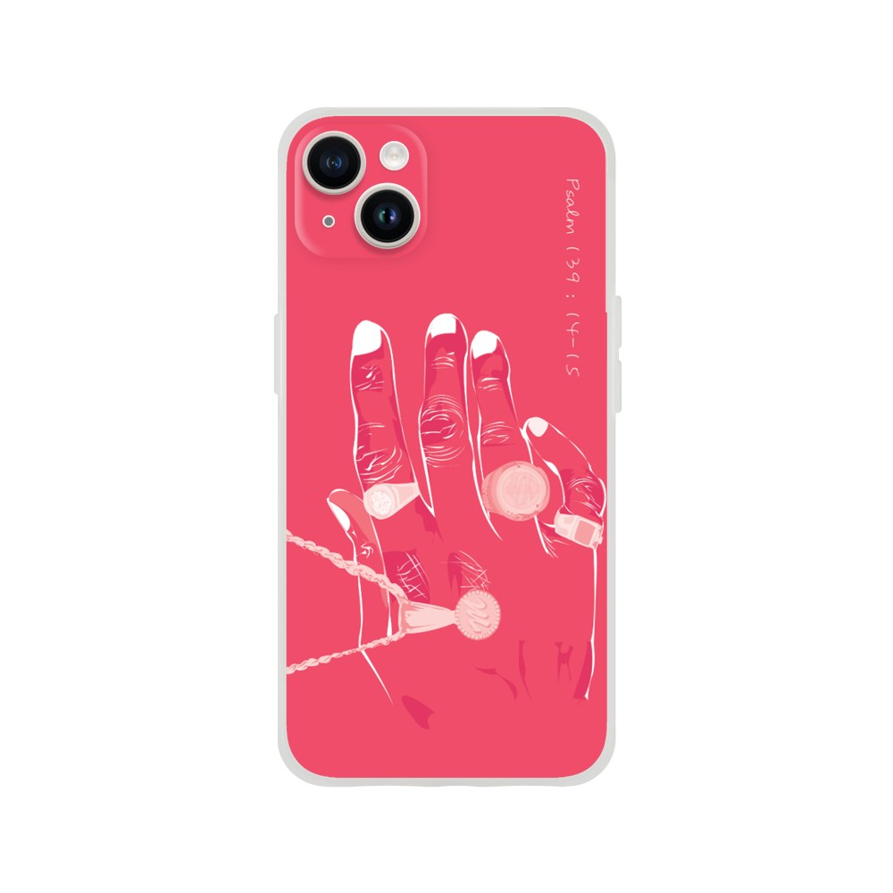 "Rings" Phone Case in Pink Color