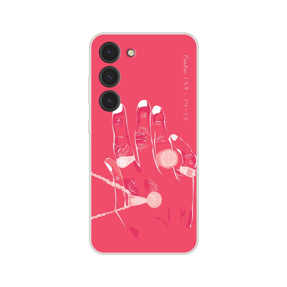 "Rings" Phone Case in Pink Color