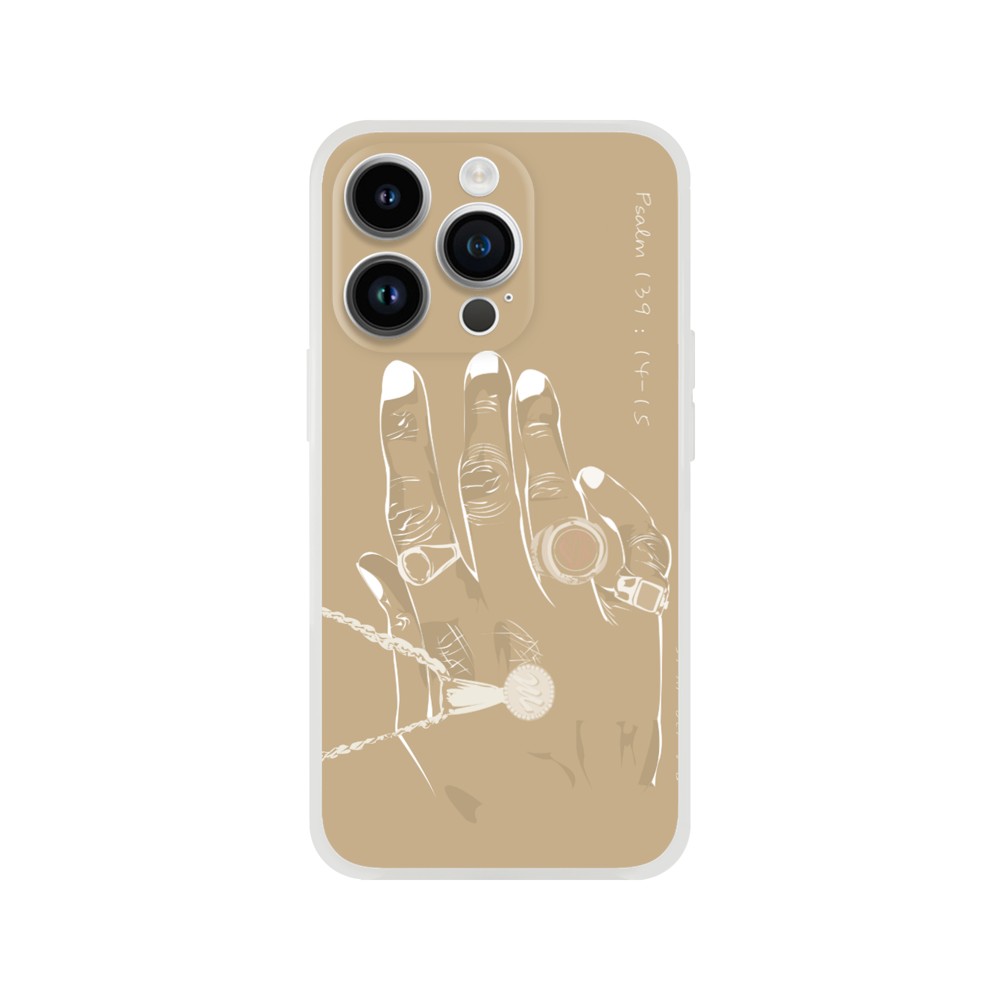 "Rings" Phone Case in Cairo Beige Color