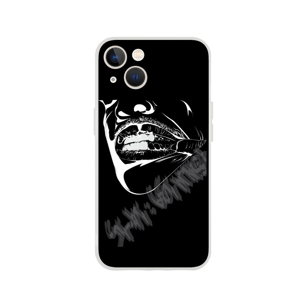 "Grillz" Phone Case in Solid Black Color