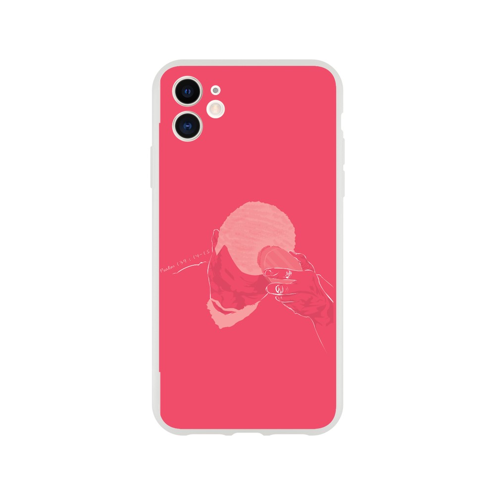 "Brush" Phone Case in Pink Color.