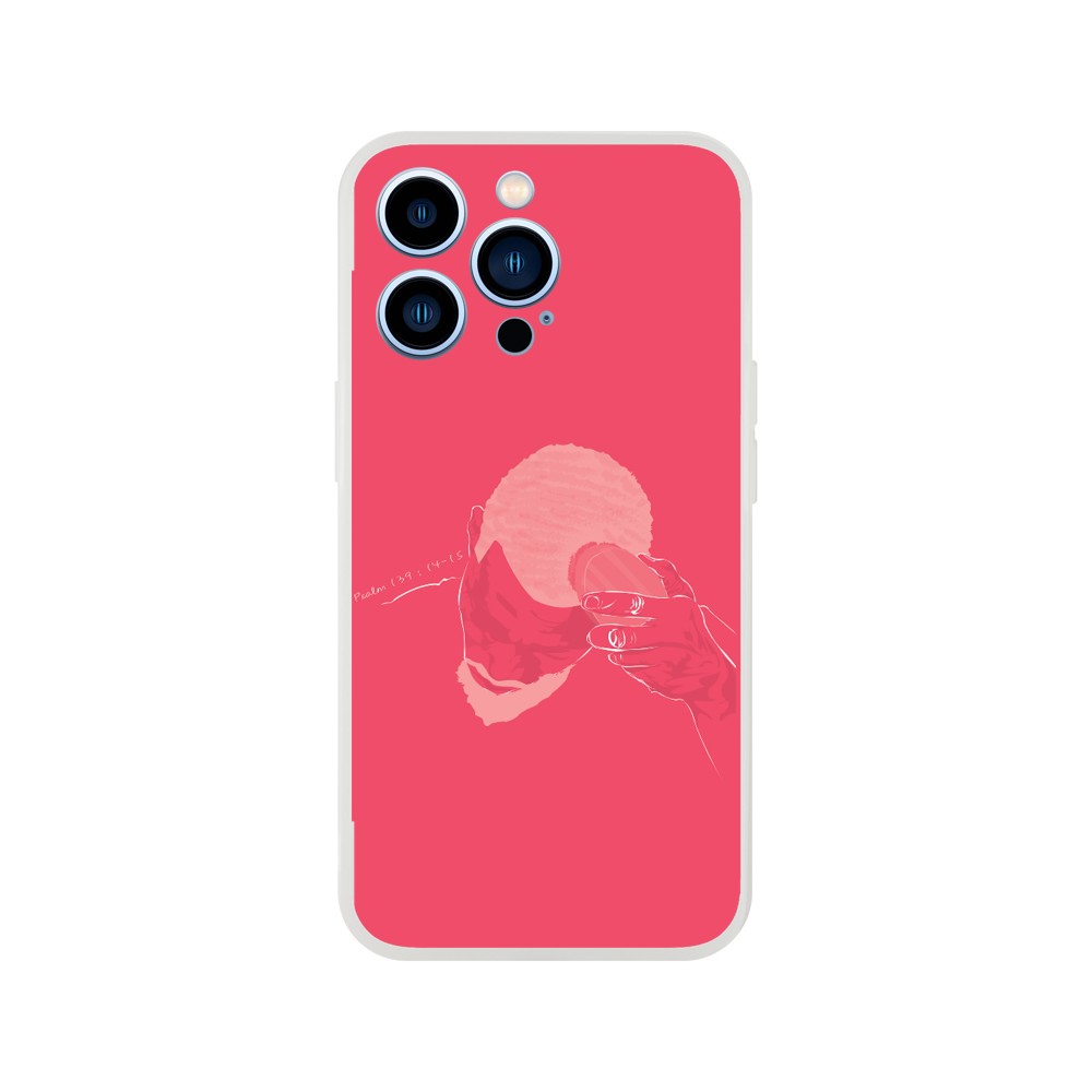 "Brush" Phone Case in Pink Color.