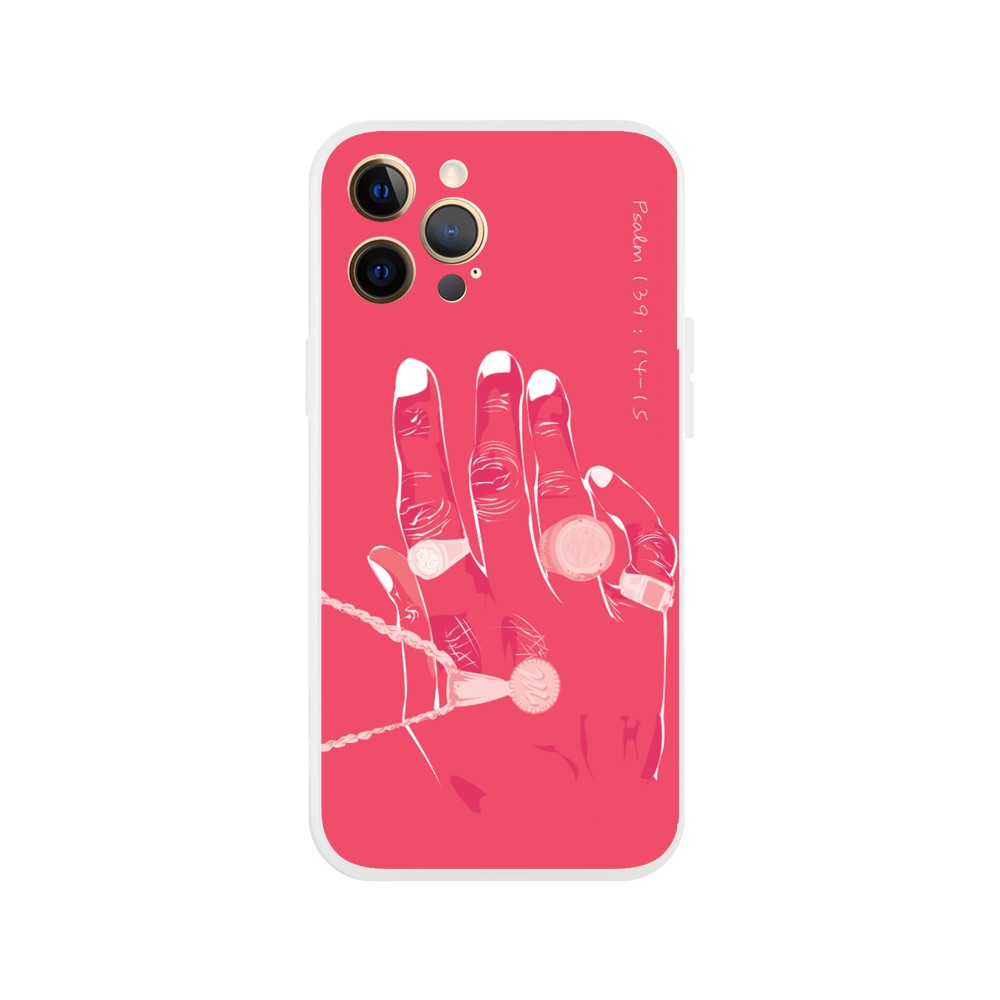 "Rings" Phone Case in Pink Color