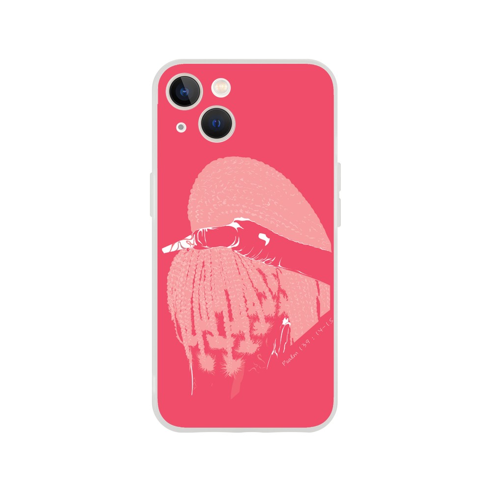"Braided" Phone Case in Poppin Pink