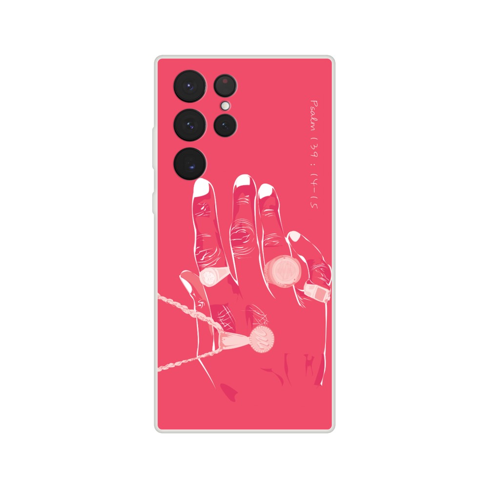 "Rings" Phone Case in Pink Color