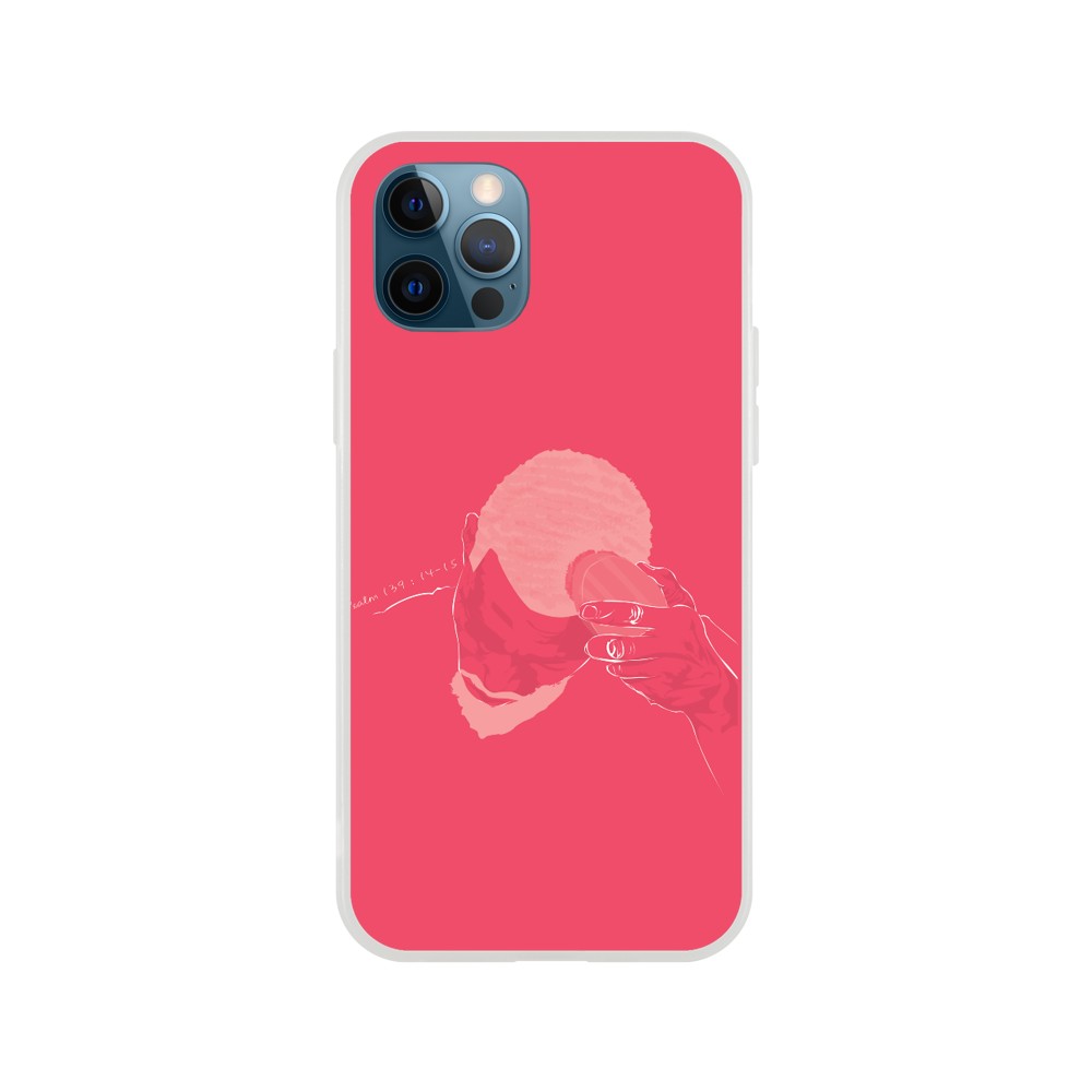 "Brush" Phone Case in Pink Color.