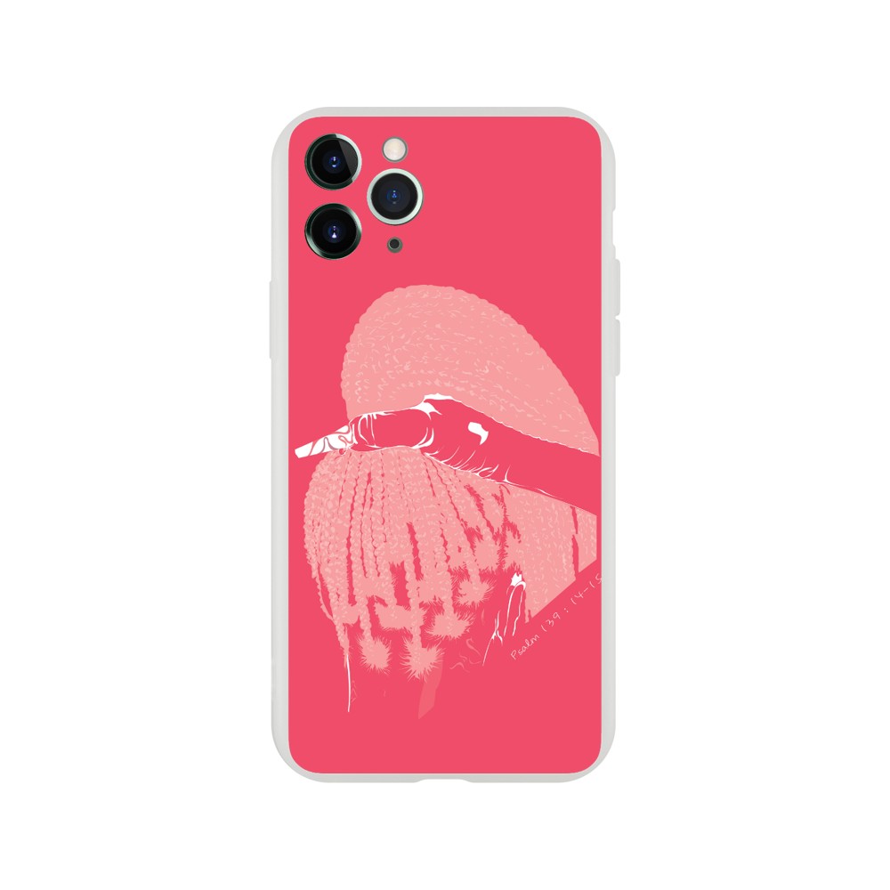 "Braided" Phone Case in Poppin Pink