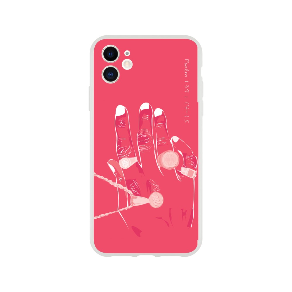 "Rings" Phone Case in Pink Color